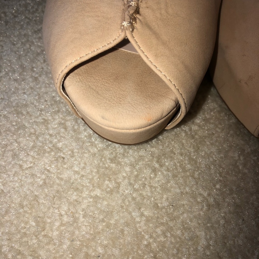 Bcbgeneration Tashaa Platform Slingback Wedges 9.5 - image 4